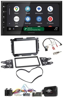 Kenwood DAB Bluetooth USB Lenkrad 2DIN Autoradio für Honda HR-V RU ab 2015 schwa - Bild 1 von 4