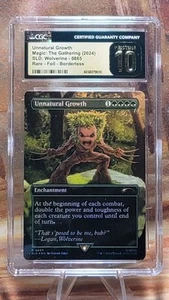 2024 MTG Wolverine Unnatural Growth Foil Secret Lair 865 CGC 10 Pristine - Picture 1 of 7