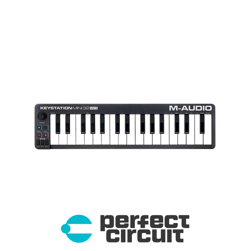 M-Audio Keystation Mini 32 MK3 Keyboard MIDI CONTROLLER NEW - PERFECT CIRCUIT - Image 1 of 1