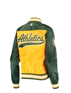 Damen Starter Gold Athletics The Legend Full-Snap Jacke - Bild 1 von 7