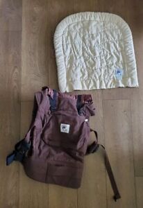Ergobaby Carrier with INSERT Infant Ergo Baby Organic Backpack Brown
