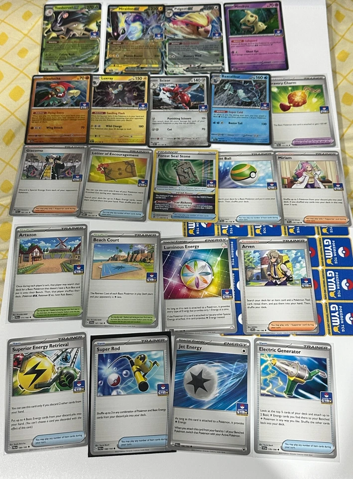 Asia Exclusive GYM Stamped Promo Cards (Pokemon, Trainers, Energy) - Image 1 of 4
