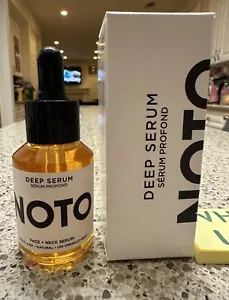 NOTO Botanics Deep Serum For Face & Neck 1oz/30mL FULL SZ SEALED BOX $36 - Picture 1 of 17
