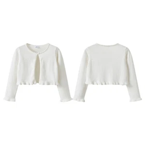 Baby Girl Lovely Shawl Match Skirt Dress Gown Party Daily Grooming Cardigan  - Picture 1 of 39