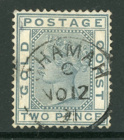 Gold Coast 1884 British Colony 2¢ Gray QV Scott # 14 Nice Cancel S245 Cover