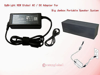 Globe AC Power Adapter For Jawbone BIG Jambox Wireless Bluetooth Speaker Charger • 11.99€