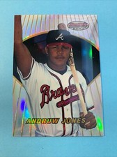 1996 Bowman's Best Refractor #91 ANDRUW JONES ROOKIE, NM-MT+