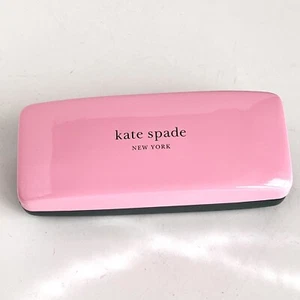 Kate Spade Sunglasses Hardcase W/cleaning Cloth Pink Green Sunshine Clam Shell - Picture 1 of 6