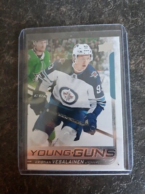 2018-19 Upper Deck Series 1 Young Guns Kristian Vesalainen RC Card# 244 - Image 1 of 2
