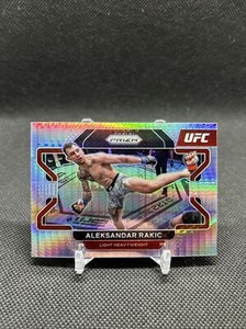 Aleksandar Rakic UFC 2022 Panini Prizm Hyper Silver Prizm Card # 15