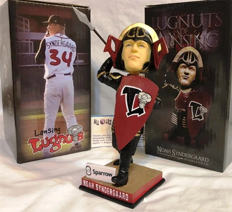 2018 LANSING LUGNUTS NOAH SYNDERGAARD "GOT" GAME OF THRONES SGA BOBBLEHEAD METS Cover