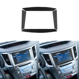 4x Cubierta de cuadro exterior de navegación de fibra de carbono para Subaru Legacy Outback 2010-2014 - Imagen 1 de 15