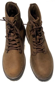 Herren Ozark Trail Braun Leder Wanderschuhe Größe 12M Robust Gummisohle Sehr guter Zustand - Bild 1 von 14