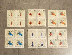 ROMANIA OLYMPIAD CHESS IN BLOCKS OF FOUR MNH - Picture 1 of 1