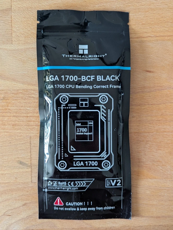 Thermalright LGA1700-BCF V2 - Intel CPU Contact Frame Rahmen 12th 13th 14th Gen - Bild 1 von 1
