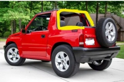 ¡NUEVO! 89-98 GEO TRACKER SUZUKI SIDEKICK Tapa Dura Trasera SELLO DE GOMA - JUNTA Foto 1 de 3