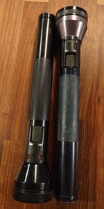 (2) STREAMLIGHT  FLASHLIGHTS SL-20X-LED  NO BATTERY 