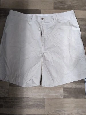 Pantalones Cortos Haggar Talla 42 Ligeros 100% Algodón 8" Entrepierna Informal Estilo Chino Cortos Foto 1 de 4