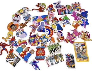 Saturday Morning Cartoons 1980s Stickers Classic 20 Pack He-Man Thundercats Jem - Picture 1 of 9