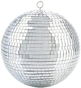 Nulink 8" Disco Light Mirror Ball with Hanging Ring - Picture 1 of 8