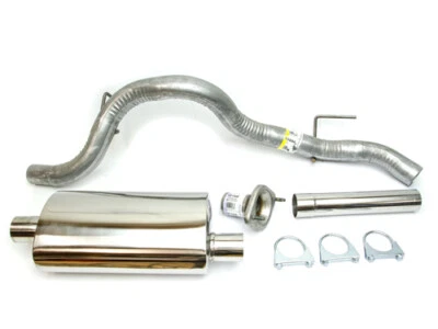 Sportauspuff 3.7-L. Edelstahl Topf mit Endrohr Auspuff Jeep Cherokee KJ 02-07 - Bild 1 von 4