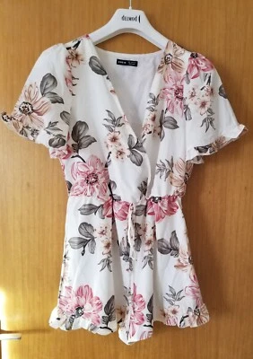 Shein Damen Urlaub Sommer Strand Mini Overall Shorts Gr. S - Bild 1 von 4