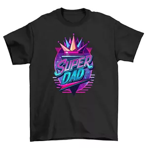 Super Cyberpunk Dad T-shirt - Level-Up Dad Mode! Futuristic Design, Funny Unisex - Picture 1 of 46