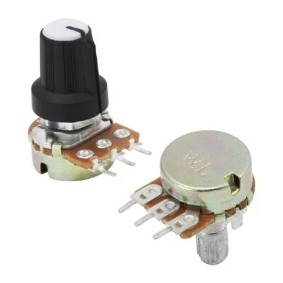 POTENZIOMETRO 1 MOHM LINEARE ROTATIVO Ø 7MM ALBERO 17MM A SALDARE SCHEDA CS - Bild 1 von 3