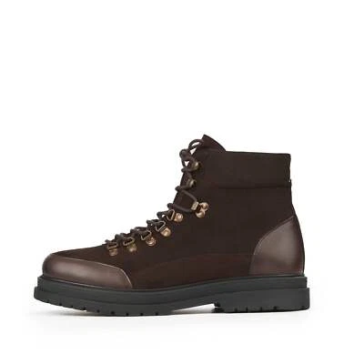 GOODWIN SMITH ASTOR BROWN SUEDE HIKER-STYLE BOOT