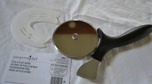 Pampered Chef Famous PIZZA WHEEL & CRUST CUTTER - One Tool Does It ALL! - Picture 1 of 2