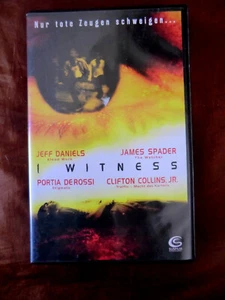 I Witness Jeff Daniels James Spader Portia de Rossi Sunfilm VHS Video FSK 16 - Imagen 1 de 3