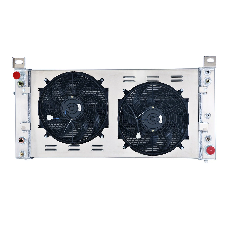 3 Row Radiator Shroud Fan  fit 1999~2014 Chevy Silverado 1500/2500 GMC Yukon US — 第 1/4 张图片