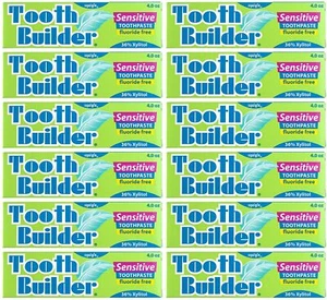 Squigle Tooth Builder Sensitive Toothpaste, Prevents Canker Sores (4 oz/12 Pack) - Picture 1 of 6