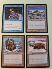 RAINBOW EFREET | VISIONS + ISLAND (×3) | TEMPEST | MTG | NM | #063