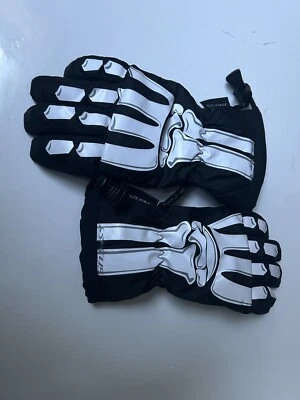 Seirus 1526 Jr Rascal Gloves Winter Ski Snowboard Junior Sm Skeleton - Image 1 of 4