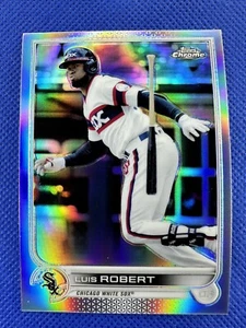 2022 #137 Luis Robert Topps Chrome Baseball Refractor Chicago White Sox - Picture 1 of 2