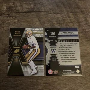 2014 Upper Deck SPx 36 Warren Moon Washington Huskies Titans Vikings - Picture 1 of 1