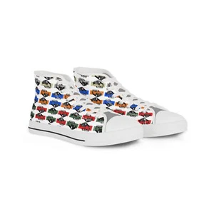 Unique Multi colored Honda Element Men's High Top Sneakers Chuck Taylor style - Picture 1 of 7