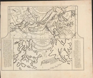 Región Ártica 1772 por P. Buache & Sloan ~ 16,9" x 14,1" auténtico mapa antiguo - Imagen 1 de 2