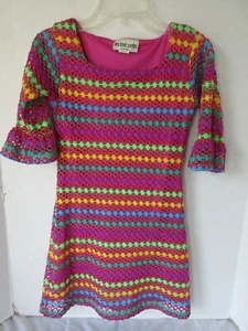 Les Tout Petits Go-Go Hippie Girls Dress by Lois Letzt Size 10 - Picture 1 of 9