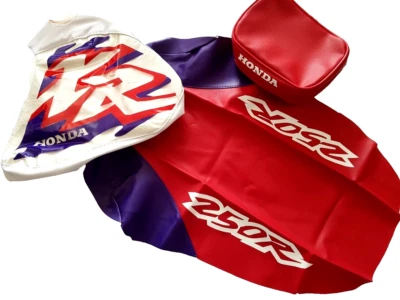 💥 Cubierta de asiento cubierta de tanque bolsa de guardabarros para Honda XR250R XR 250 96 PÚRPURA envío rápido Foto 1 de 4