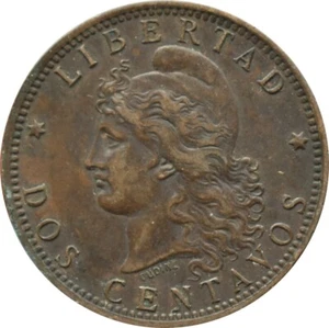 Argentina 2 Centavos 1891 - Picture 1 of 2
