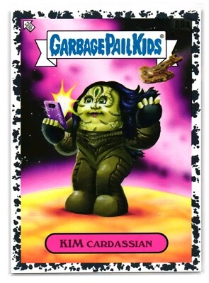 Kim Cardassian GPK 2023 Garbage Pail Kids Star Trek Parody Card Short Print /199 - Image 1 of 2