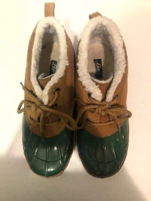 Botas Bass Tamarack Duck Talla 8 Vástago de Acero Cuero y Goma Superior para Mujer’s Foto 1 de 4