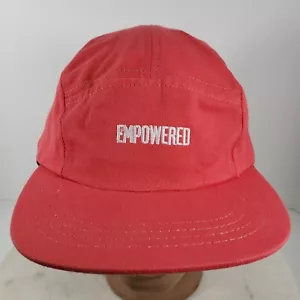 Empowered 5 Panel Cap Everybody.World Hat Womens Pink Strap Back Adjustable - Picture 1 of 12