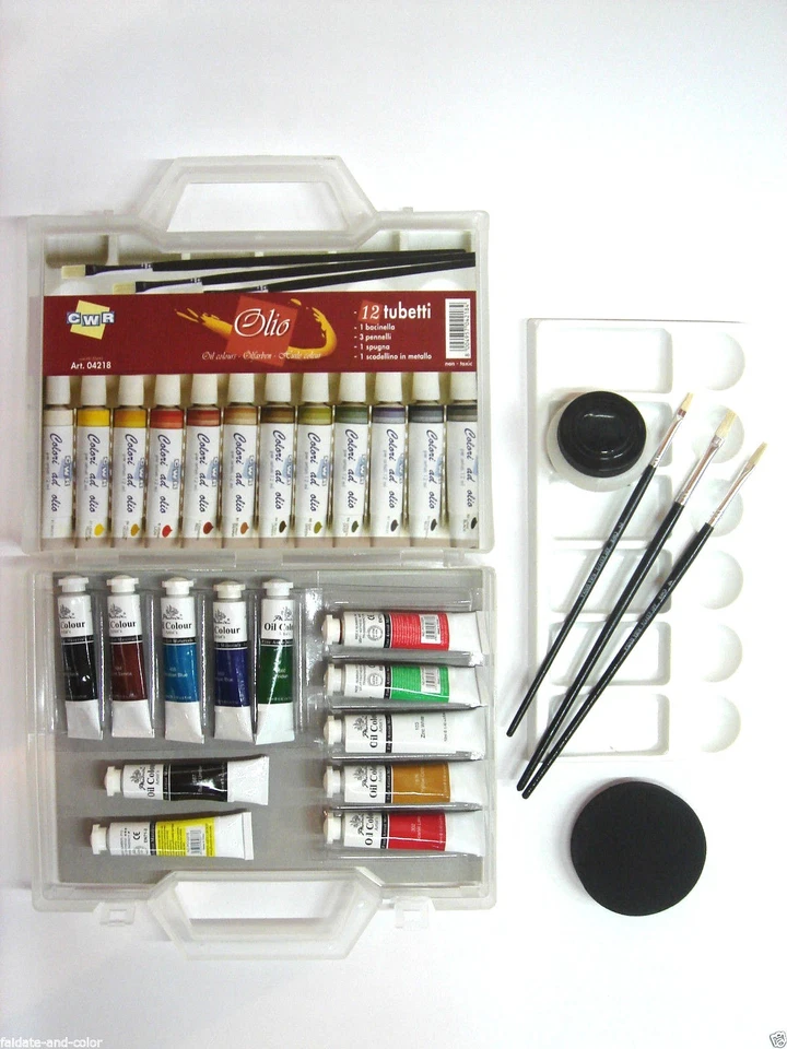 SET 12 COLORI OLIO CWR OIL COLOR  - Immagine 1 di 1