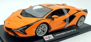 Maisto 1/18 Scale Diecast 46629 - Lamborghini Sian FKP 37 - Orange - Picture 1 of 5