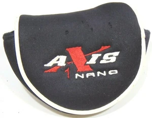 Cubierta de cabeza de palo de golf Nextt Axis 1 nano mazo putter cubierta negra roja blanca - Imagen 1 de 3