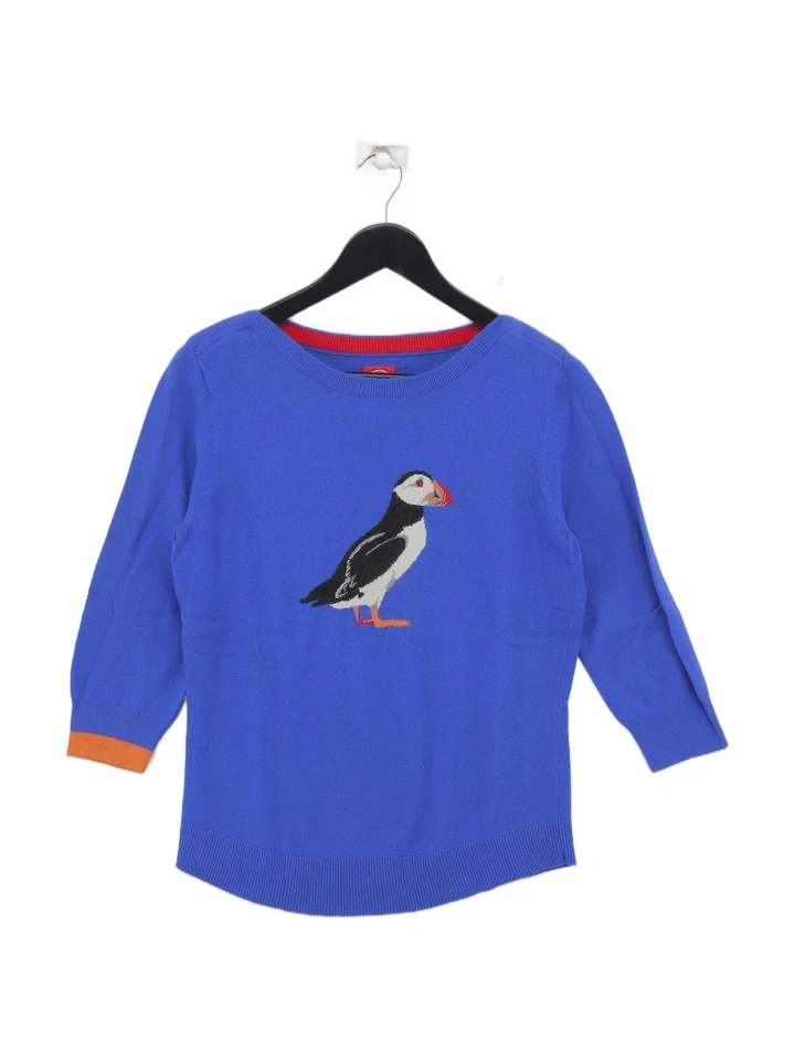 Jersey para mujer Joules UK 14 azul viscosa con poliamida, lana, algodón Pullover Foto 1 de 4