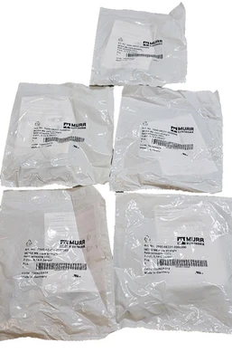 5Pcs Murr Elektronik 7000-08321-0000000 Field Wireable Connector, M8 Male 3-Pin - Image 1 of 4